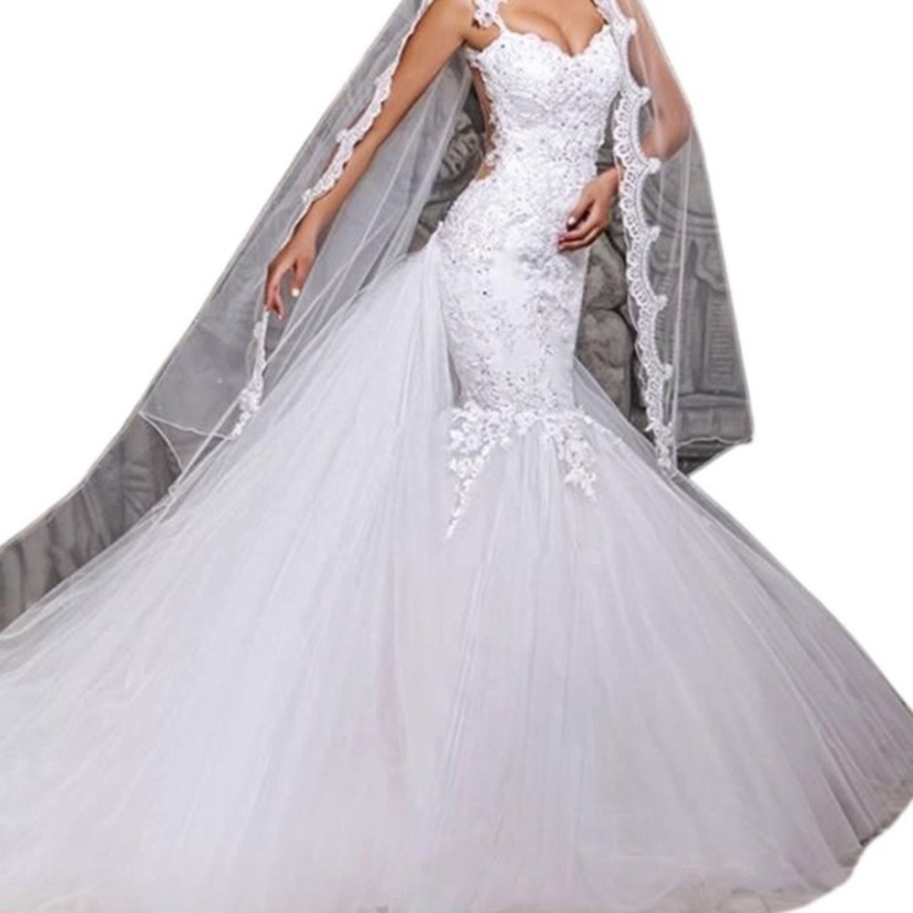 Mermaid Wedding Dress - Picture 2 of 4
